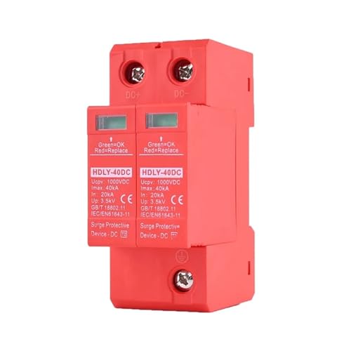Protector de voltaje fotovoltaico 2P que disipa descargas de hasta 40KA 3