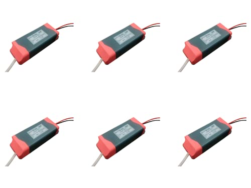 Image of TECHNOBEAM 15W BIS Certified Isolated Driver 36V-350 mA with Red & Black Wire for Cob, Spot, Zoom, and Track Light (Pack of 6)