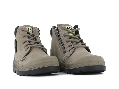 Palladium Pampa Hi Cuff WP OZ Bottine, Gris, 34 EU