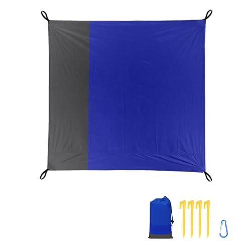 Ideal Swan Lona para tienda de campaña, resistente a la intemperie, resistente al agua, suelo de tienda de campaña, portátil, para 1 – 4 personas, alfombra multiusos para toldo universal para exterior
