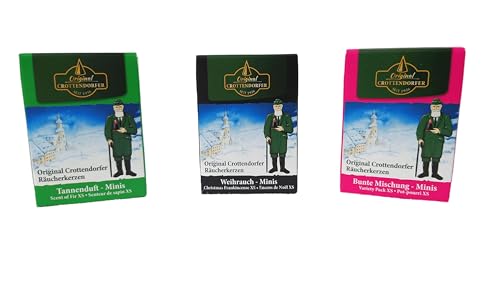 Crottendorfer Räucherkerzen Minis - Mini Räucherkerzen - 24 Stück...