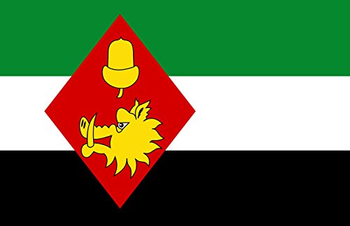Grand drapeau Hommerts-Jutryp vlag finitions héraldiques premium - 2