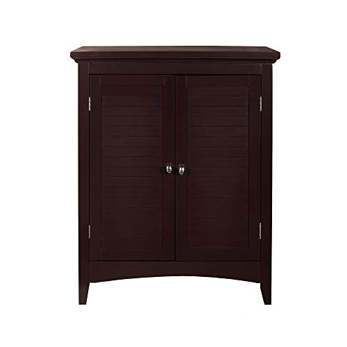 Versanora Wooden Cupboard Free Standing Floor Bathroom Storage Cabinet Unit, MDF, Brown, 66.04 x 33.02 x 81.28 cm Versanora Wooden Cupboard Free Standing Floor Bathroom Storage Cabinet Unit, MDF, Brown, 66.04 x 33.02 x 81.28 cm