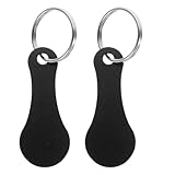 SHINEOFI Metal Keyrings Shopping Trolley Release Key 2.95X1.18In Portable Shopping Cart Token with Easy Pull Design 2-Pack for Home and Grocery Use