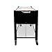 Vertiflex Products InstaCart Open-Top File Cart, 15-Inch X 27-Inch X 27 3/4-Inch, Black (VF53000)
