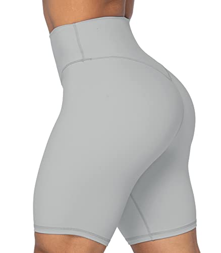Image of Sunzel No Front Seam High Waist Biker Shorts for Women, Squat Proof Yoga Workout Gym Bike Shorts