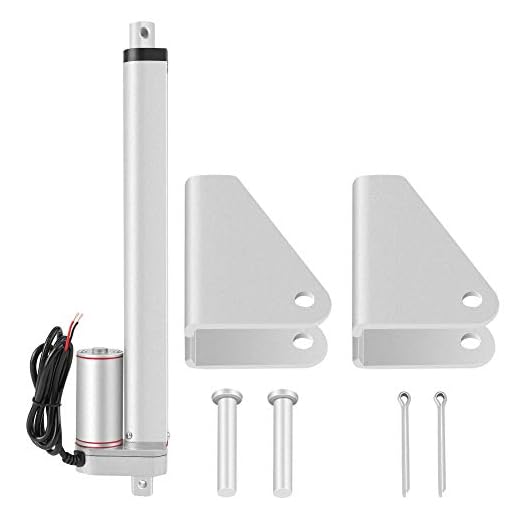 Support de moteur électrique d'ascenseur d'actionneur linéaire à actionneur linéaire à courant continu de 12V 1000N course progressive Automations avec supports de montage pour électroic(Route-300mm)