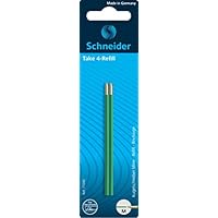 Schneider Ricambi Per Penna A Sfera M – 5 Refill In Metallo Con Inchiostro Blu, Punta Cross - 2