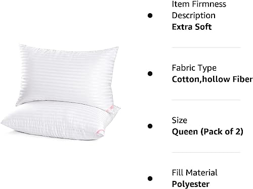 Eiue MEMORY FOAM PILLOW Hotel Collection Bed Pillows thumb #5