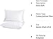 EIUE Hotel Collection Bed Pillows for Sleeping 2 Pack Queen Size，Pillows for Side and Back Sleepers,Super Soft Down Alternative Microfiber Filled Pillows,20 x 30 Inches