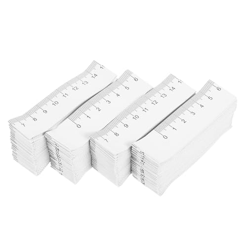 100 cintas métricas desechables de papel de 1 metro miniatura 1