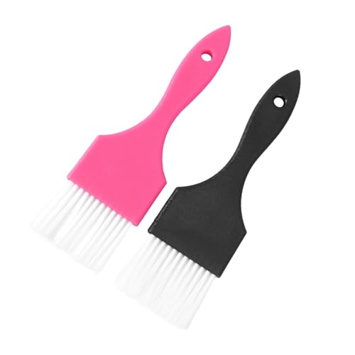 Baluue Material Hair Dye Combs Handle Hair Dye Applicator Brush Set Random Style