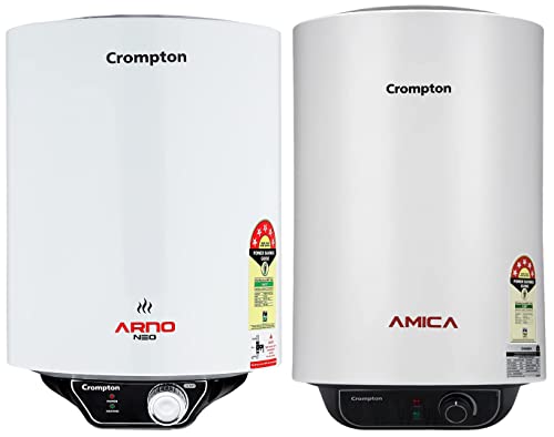 Crompton Amica 15-L 5 Star Rated Storage Water Heater (Geyser) with Free...
