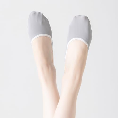 Thin No Show Socks Women Low Cut Non Slip Nylon Liner Socks Invisible Flats Thin Socks Skin Friendly Lightweight3
