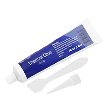 G109 75Grams Thermal Glue, Thermal Conductive Plaster, Silicone Viscous Adhesive Compound for LED GPU Chipset Printer MOSFET Heatsink Cooling Sealing
