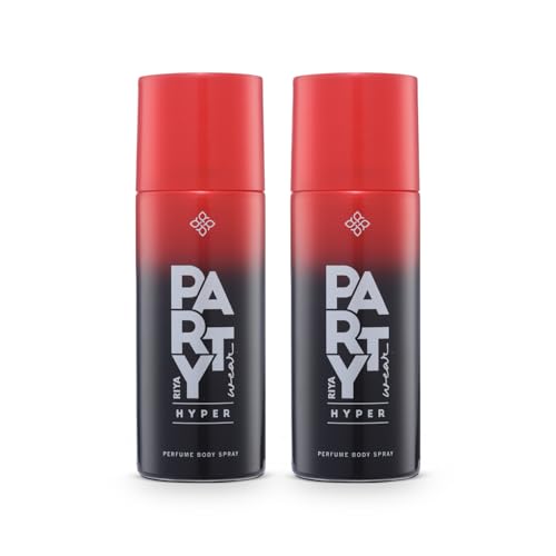Image of Riya Hyper Perfume Body Spray | Long-Lasting Fragrance | Skin-Friendly & Safe on Fabric - Pack of 2 (150ml Each)