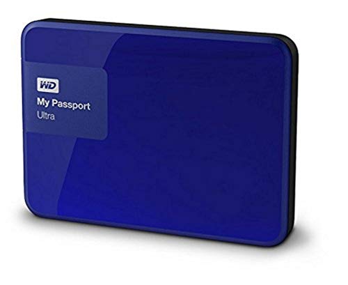 WD My Passport Ultra - Disco Duro Externo portátil de 1 TB (2.5 , USB 3.0), Color Azul