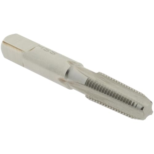 Hertel High Speed Steel Standard Pipe Tap, 1/16-27 NPTF, 4 Flutes, Bright/Uncoated, 2-1/8" OAL