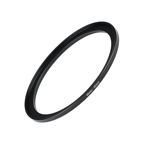 Image of 86mm to 95mm Step Up Ring Filter Adapter Black Metal Step up Adapter Rings Compatible with All Brand UV CPL ND Camera Lens Filter Step Down Ring (86mm-95mm)
