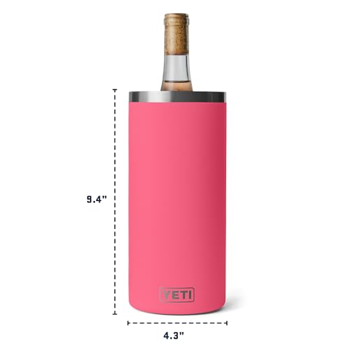 YETI Rambler Wine Chiller, Fits Most Wine Bottles, Tropical Pink - image 6