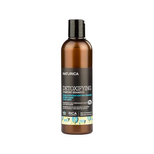 Naturica Detoxifying Comfort Shampoo for All Hair Type with Rosemary Oil and Capparis Spinosa Extracts - 250ml