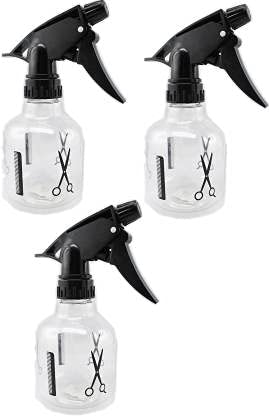 Multipurpose Professional Empty Spray Bottle for Home, garden and Salon Use for Spraying Water on Face and Hair Dressing (PACK OF 3)