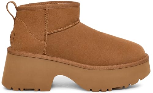 UGG Women's Classic Ultra Mini New Heights Boot, Chestnut, 10 - image 5