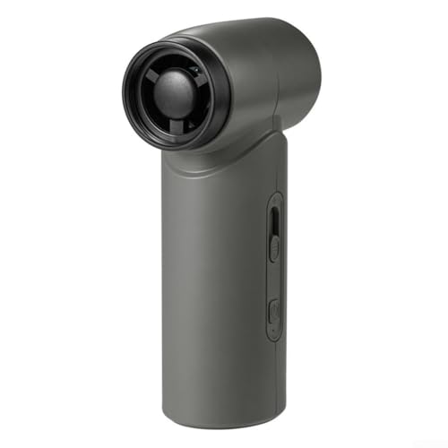 Ventilador turbo ligero diseñado para una fácil portabilidad durante viajes de camping o eventos deportivos (F71 gris)