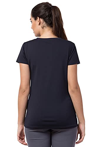 Image of BLUECON Women's Slim Fit Polyester T-Shirt