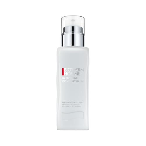 Biotherm Homme, Basics Line Ultra Comfort, Bálsamo After-Shave para Hombre, Calmante y Nutritivo, Calma las Irritaciones del Afeitado, Enriquecido con Life Plankton, Para Todo Tipo de Pieles, 75 ml