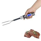 Matériaux : Cette sonde digitale pour fourchette de cuisson est fabriquée en acier inoxydable 304, résistant aux températures élevées et stable. Elle s'éteint automatiquement après 10 minutes d'inutilisation, ce qui réduit la consommation d'énergie
