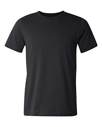 Bella 3001U Unisex Made In The USA Jersey Short Sleeve Tee - Black44 ...