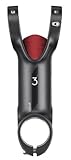 Klemme 31,8 Bar CRANKBROTHERS XC/Race Vorbau Cobalt 3 Mod. 14 1 1/8, +/- 6°, 31,8 mm Lenkerklemmung, schwarz / rot SB-verpackt , Ahead, im Vergleich zum Vorgänger neues 4-Schrauben-Design und zweimal höhere Steifigkeitswerte, Alu 7075 mit polierten und sandgestrahlten De