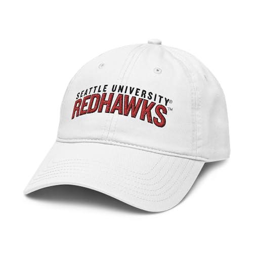 Seattle Redhawks Title White Officially Licensed Adjustable Baseball Hat
