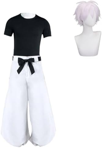 Set Felpa Con Cappuccio E Pantaloni JJK Per Bambini – Stampa Gojo Satoru, Cotone Morbido, Taglie Da 100 A 160 Cm