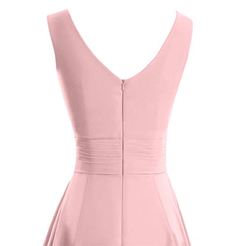 Aniywn Women Formal Wedding Bridesmaid Dress Plus Size High-Waist Party Ball Prom Gown Cocktail Dress