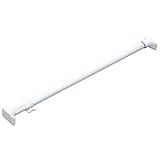 HEIAN SHINDO つっぱり棒 ジャッキ式超強力タイプ ホワイト 幅75~120cm 耐荷重50~30kg パイプ直径3cm RTW-75 平安伸銅工業