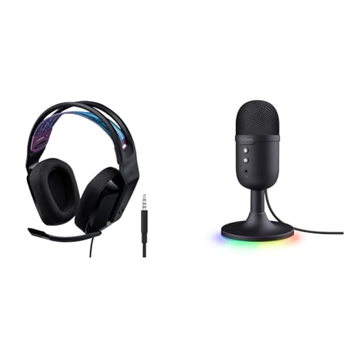 Logitech G335 Casque Gamer & Trust Gaming GXT 236 Yami Micro