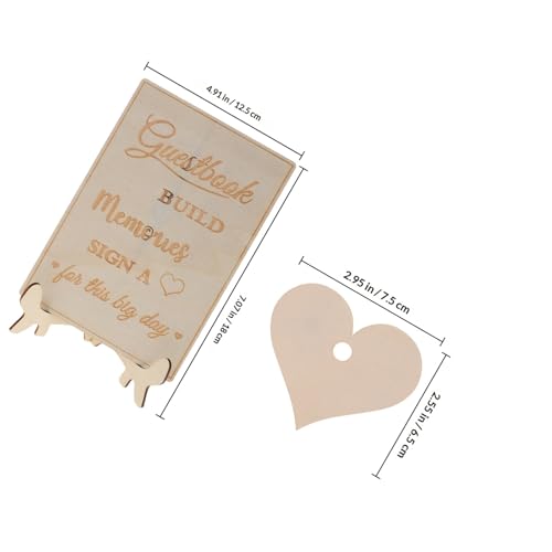 Libro de madera para bodas artesanal y elegante para personalizar tu recepción. 3