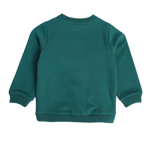 Image of miniklub Boys Round Neck Long Sleeve Knitted Cotton Sweat Shirt (Blue Color)