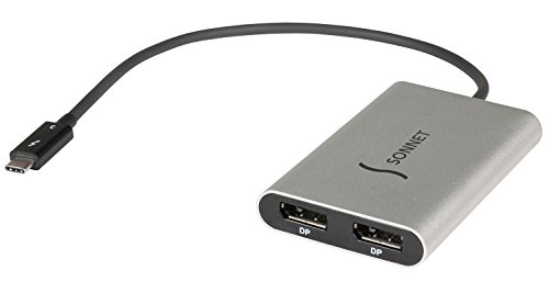 Preisvergleich Produktbild Sonnet Technologies TB3-DDP4K Computerschraube Silber