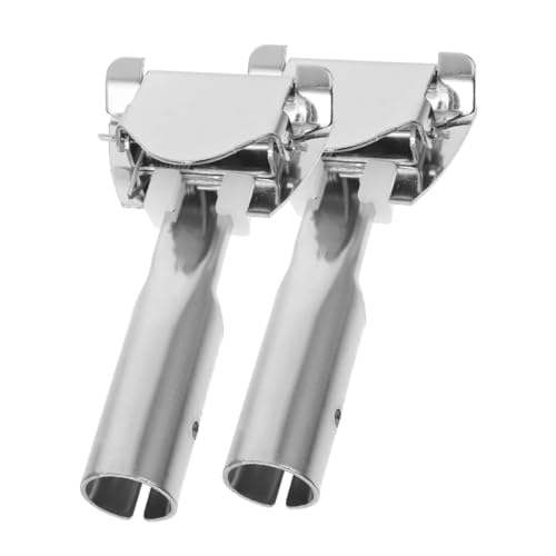 PRETYZOOM 2 Piezas De Accesorios Para Fregona Abrazaderas Para Varilla De Fregona Clips Metálicos Para Varilla De Fregona Reemplazo De Clip Para Varilla De Fregona Adaptadores Para