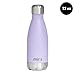 MIRA 12 oz Insulated Water Bottle - Slim Stainless Steel Cola Shape Thermo - Double Wall Hot & Cold Flask (24Hr Cold/12Hr Hot) - Lavender Violet