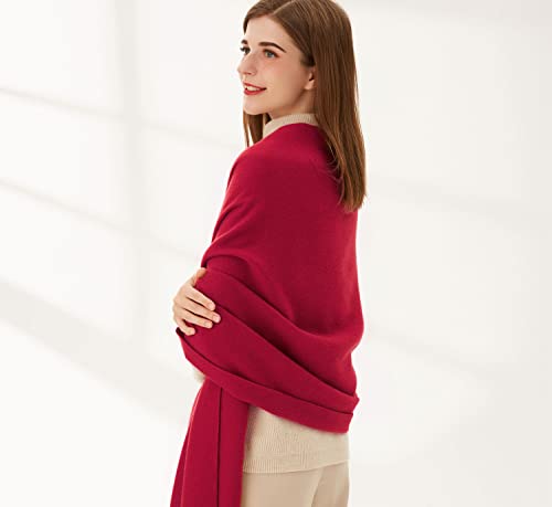 Malaxlx Womens Scarf Pashmina Shawls and Wraps for Evening Dress Wedding Bride Gifts Large Soft Scarves Shawl3