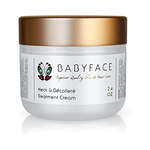 Babyface Anti-Aging Neck & Décolleté Treatment Cream, Vit C, Peptides, AntiOxidants, 2.4 oz. Cover