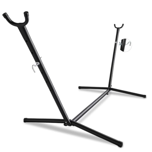 Image of GOCAN Hammock Stand, Heavy Duty Adjustable Steel Hammock, 9-Foot, 500-Pound Capacity, Weather Resistant and Easy to Assemble