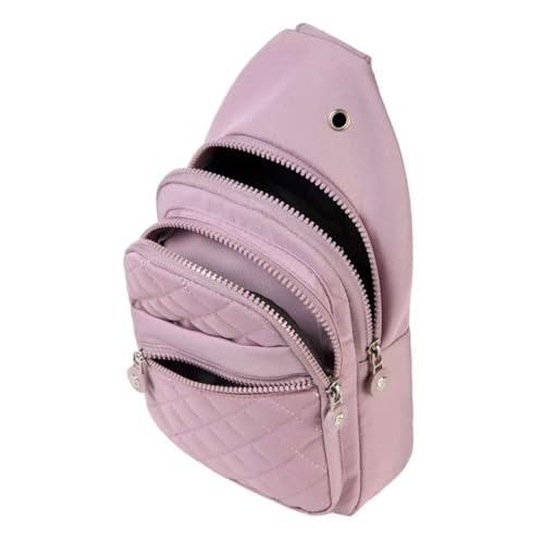 Image of AOSTIHOT Small Crossbody Bags Sling Bag for Women, Sling Backpack Chest Daypack Cross Body for Travel Casual Running Hiking Purple
