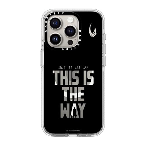 Coque iPhone 15 Pro CASETiFY Mandalorian idéale pour le quotidien urbain et la charge sans fil