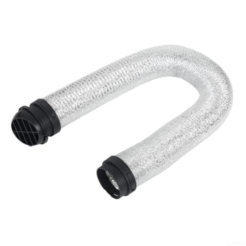 Extensión flexible de conducto de calentador de 75 mm para Eberspacher y para calentadores de estacionamiento de aire Webasto 5kW/8kW - Fuelle de papel de aluminio, telescópico de 150 cm