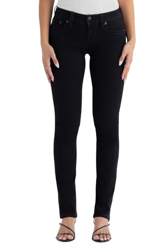 Miss Me Women's Midnight Dreamcatcher Mid Rise Straight Jeans2